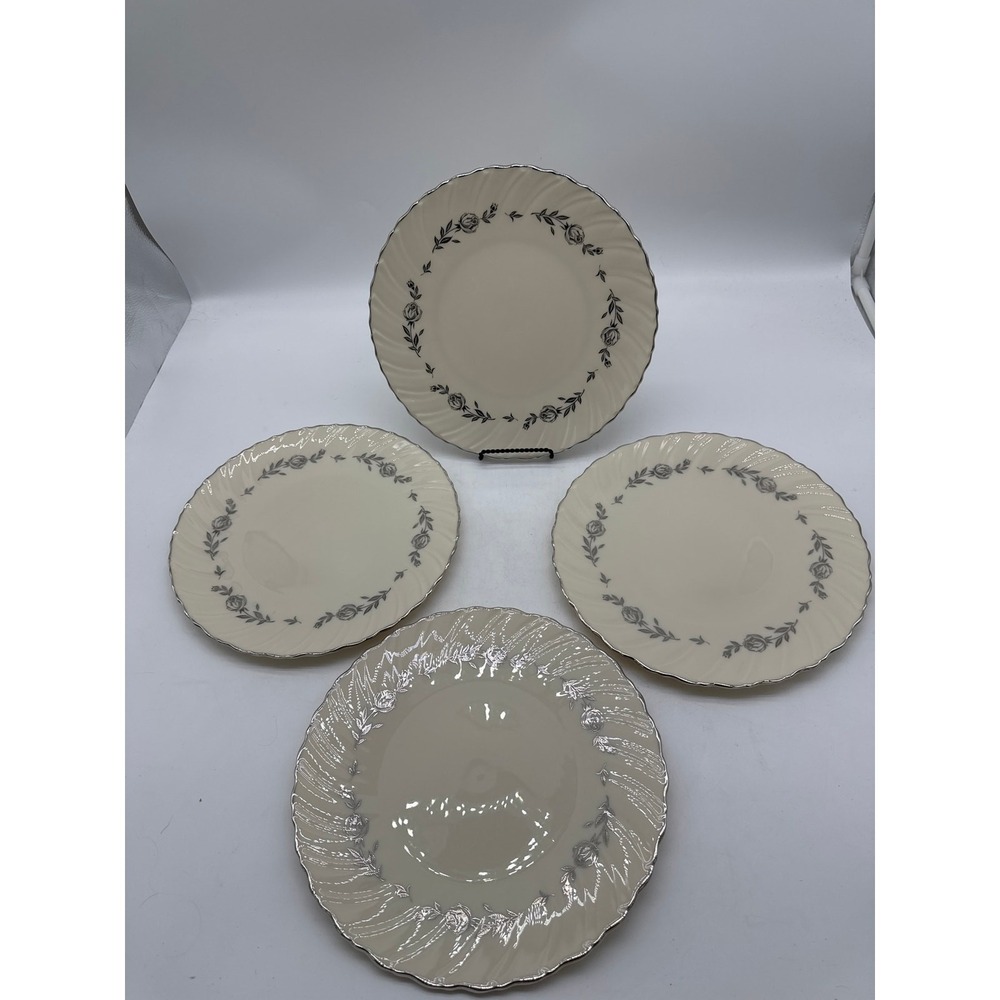 Lenox Fine China Rosemont #H-522 10 1/2" Dinner Plate  Lot of 4